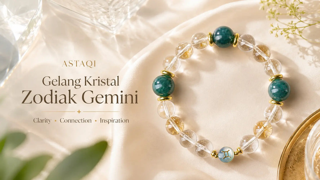 Gelang Kristal Zodiak Gemini: Karakter, Warna Kristal, dan Desain untuk Energi yang Terhubung