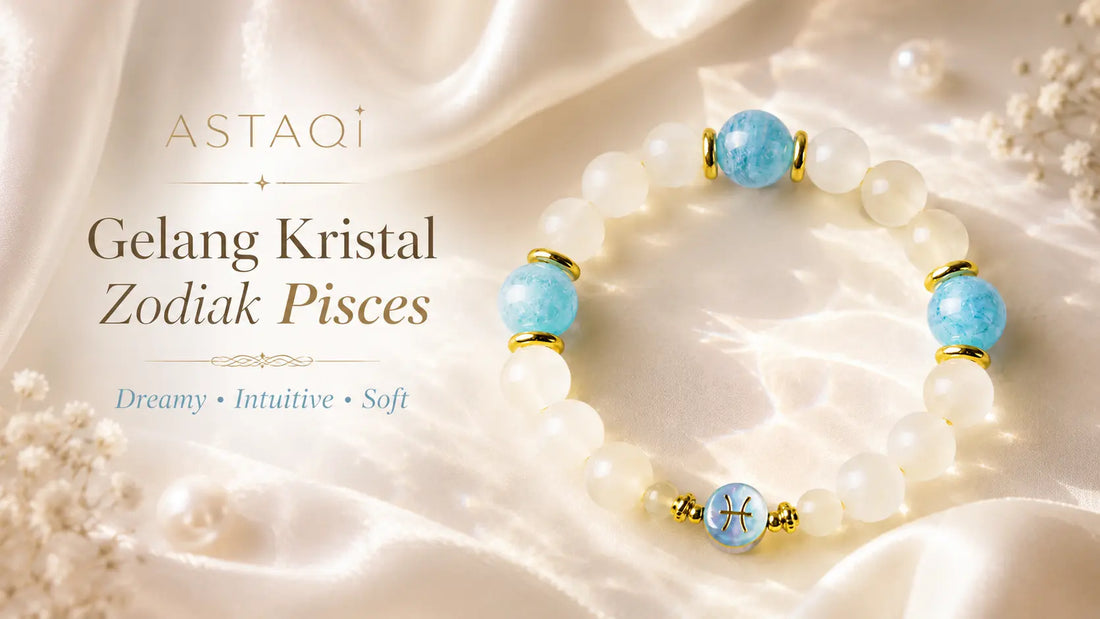 Gelang Kristal Zodiak Pisces: Karakter, Warna Kristal, dan Desain untuk Energi yang Lembut