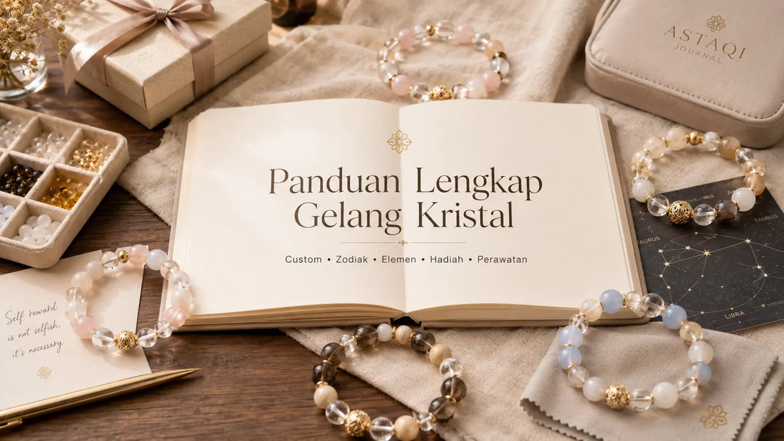 Panduan Lengkap Gelang Kristal: Custom, Zodiak, Lima Elemen, Hadiah, Self-Reward, dan Perawatan