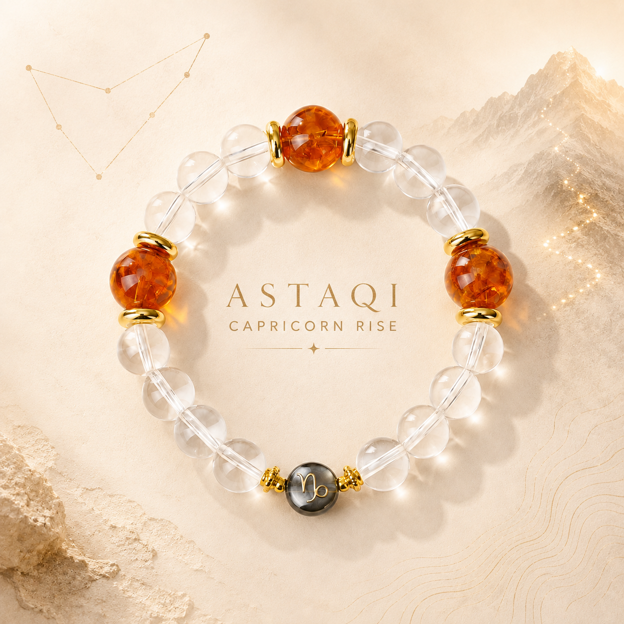 Capricorn Rise | Gelang Kristal Zodiak Capricorn