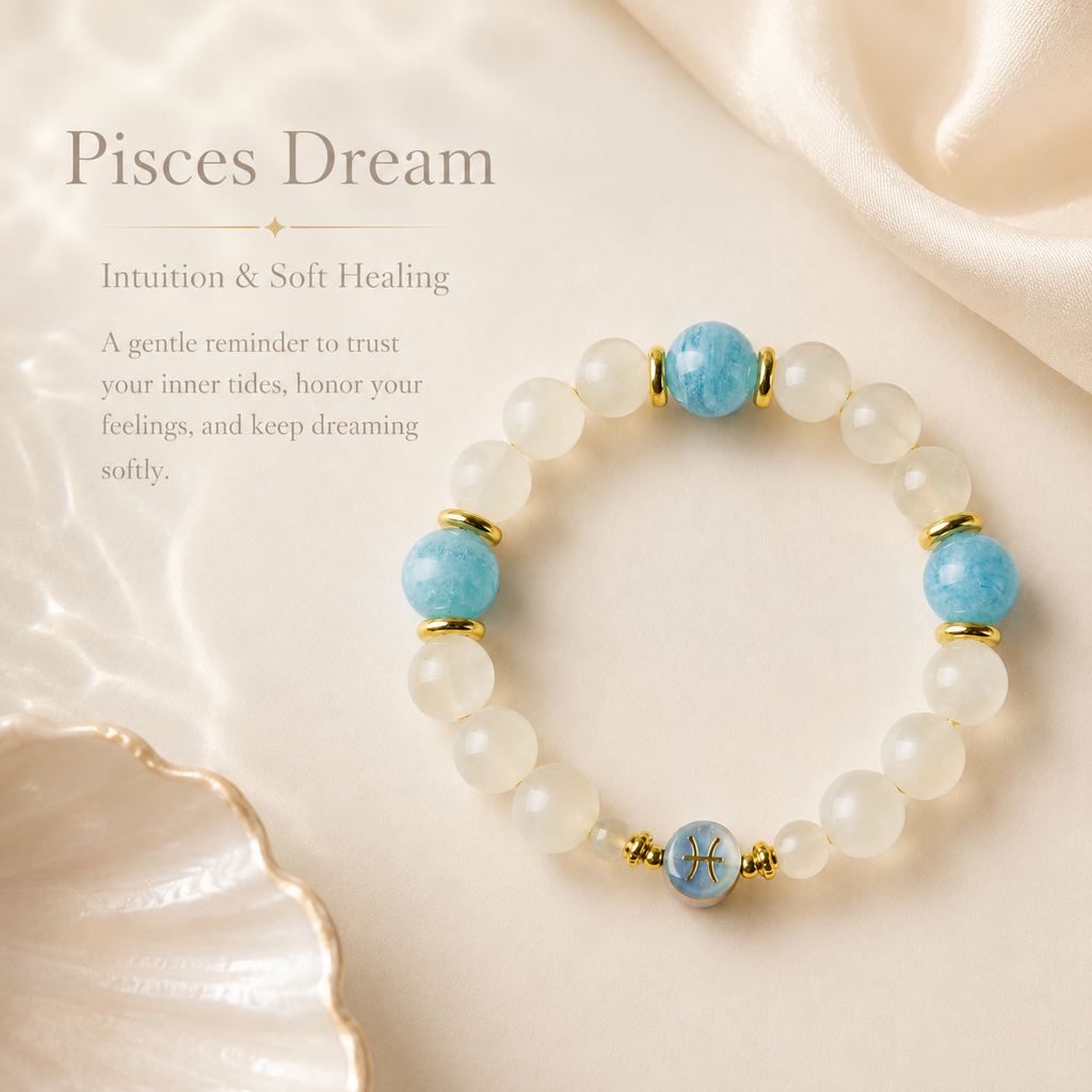 Pisces Dream | Gelang Kristal Zodiak Pisces