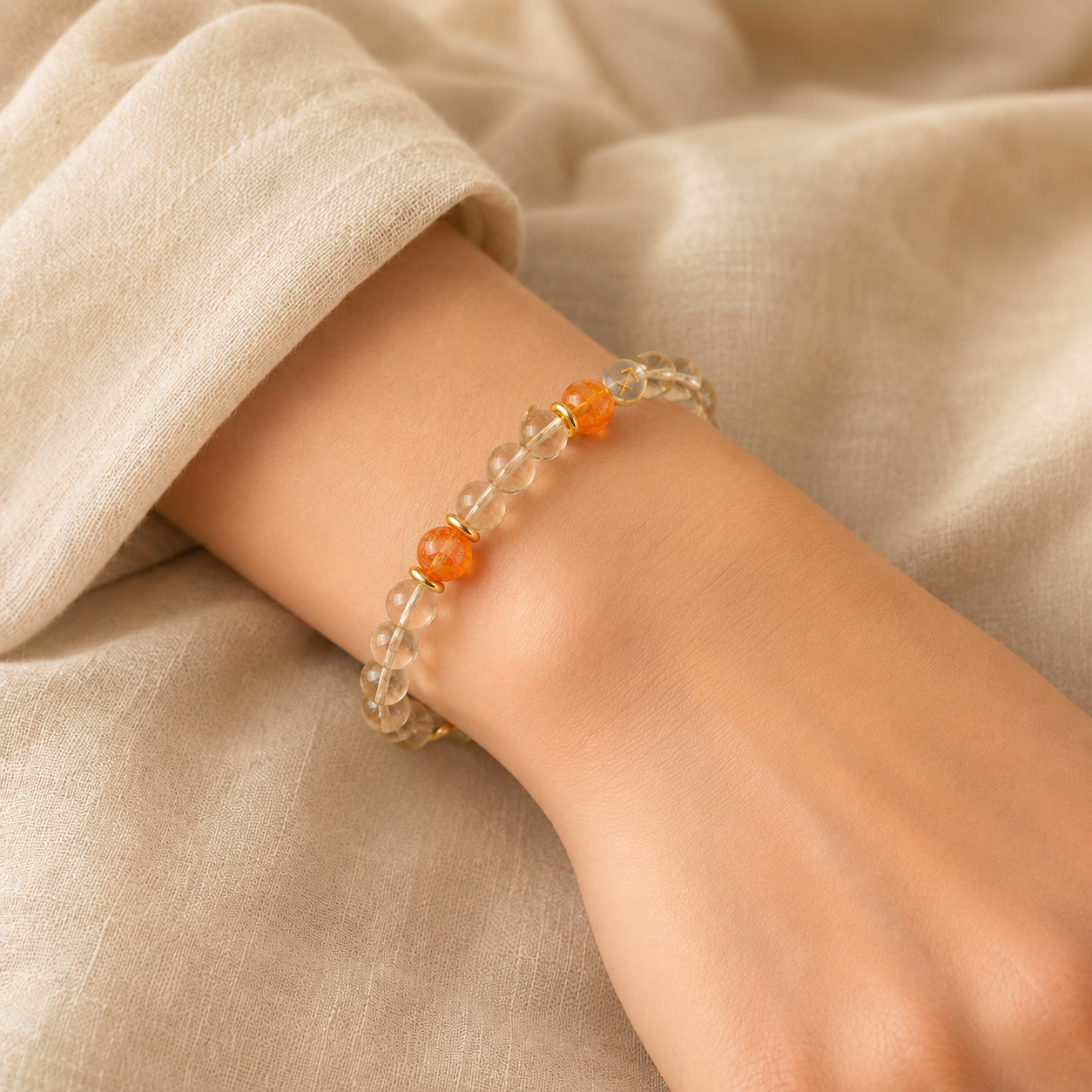 Sagittarius Flame | Gelang Kristal Zodiak Sagittarius