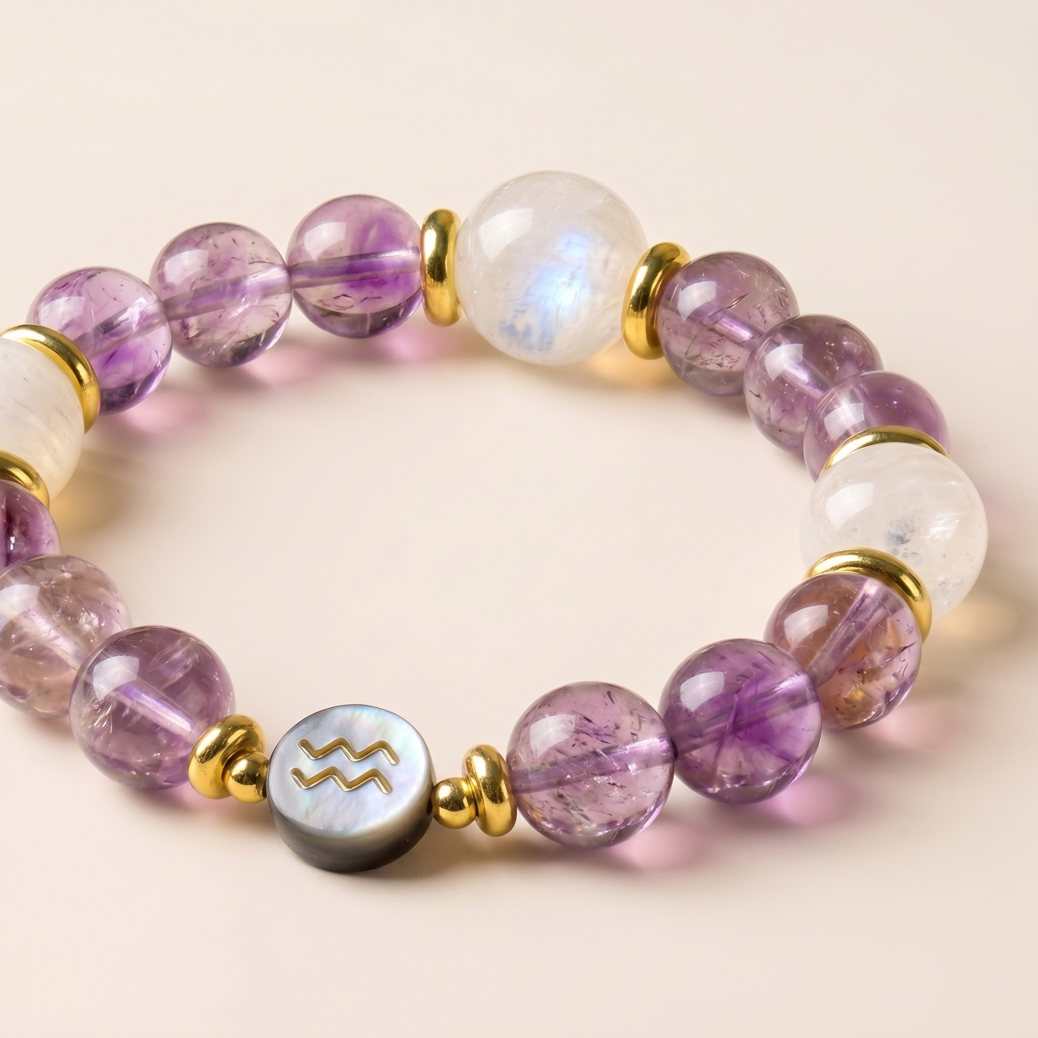 Aquarius Light | Gelang Kristal Zodiak Aquarius