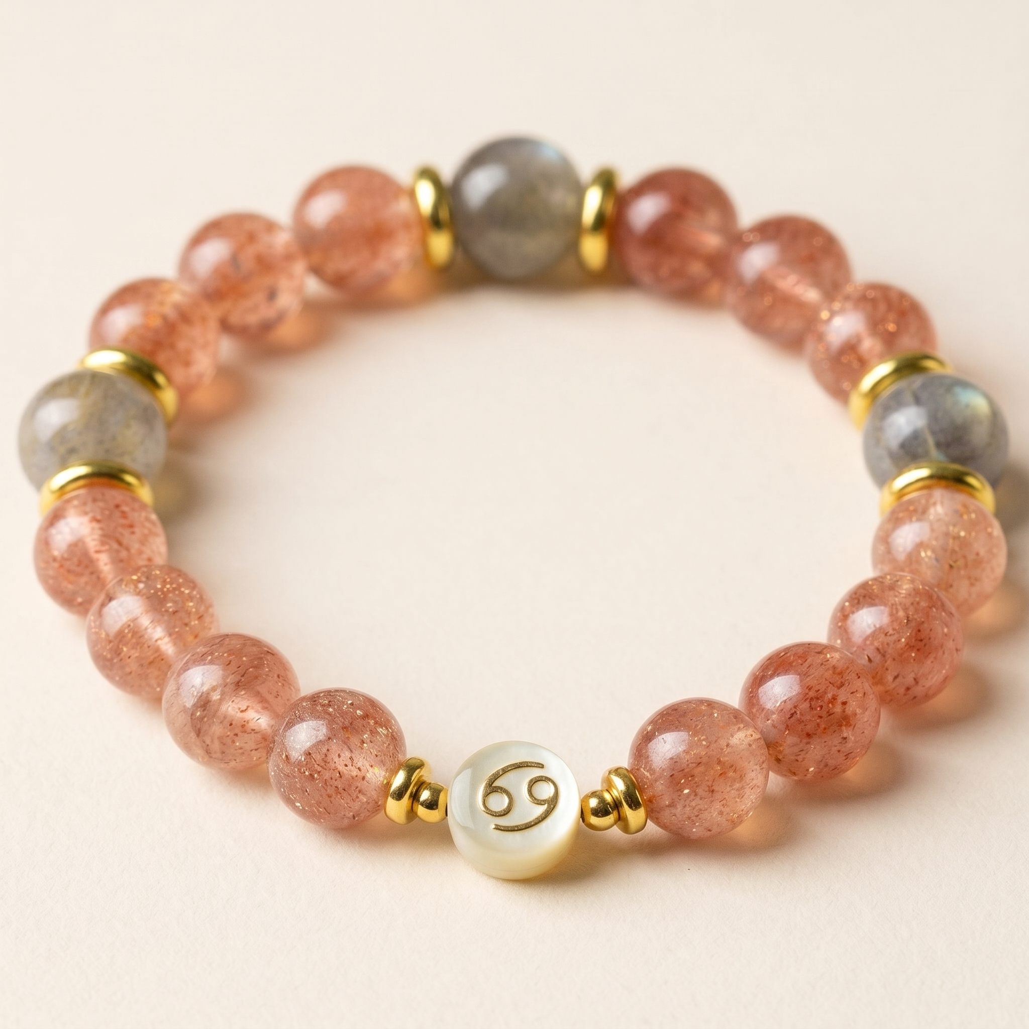 Cancer Glow | Gelang Kristal Zodiak Cancer