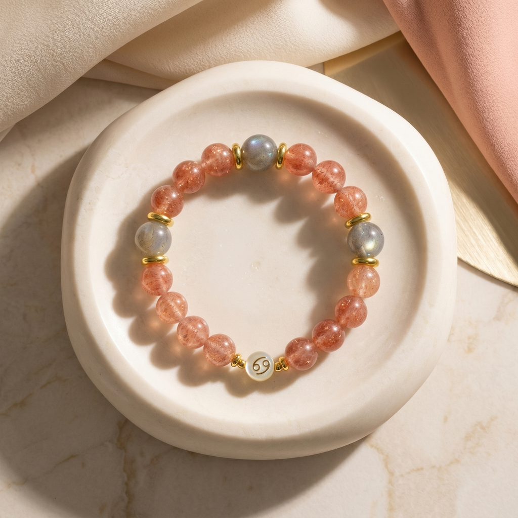 Cancer Glow | Gelang Kristal Zodiak Cancer