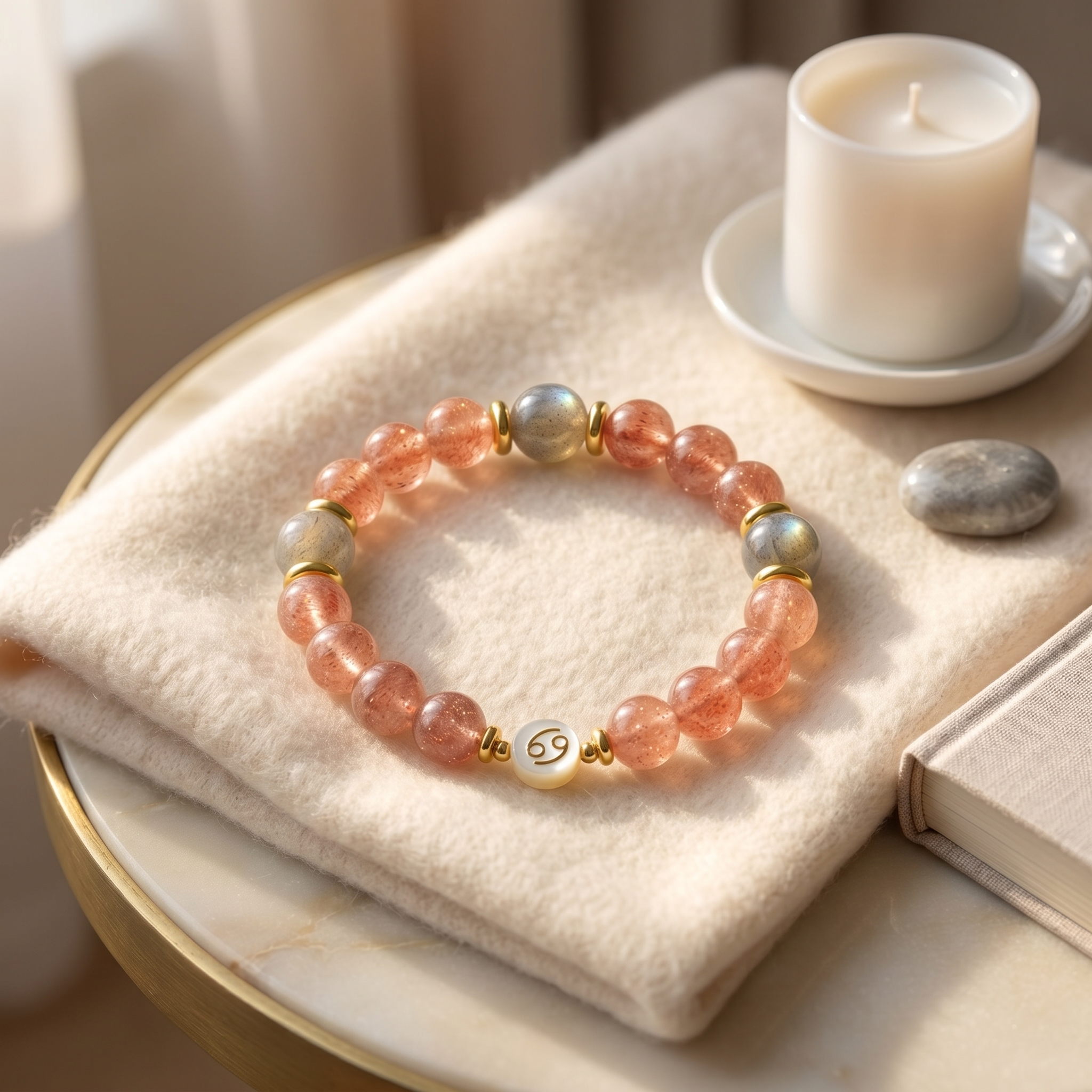 Cancer Glow | Gelang Kristal Zodiak Cancer
