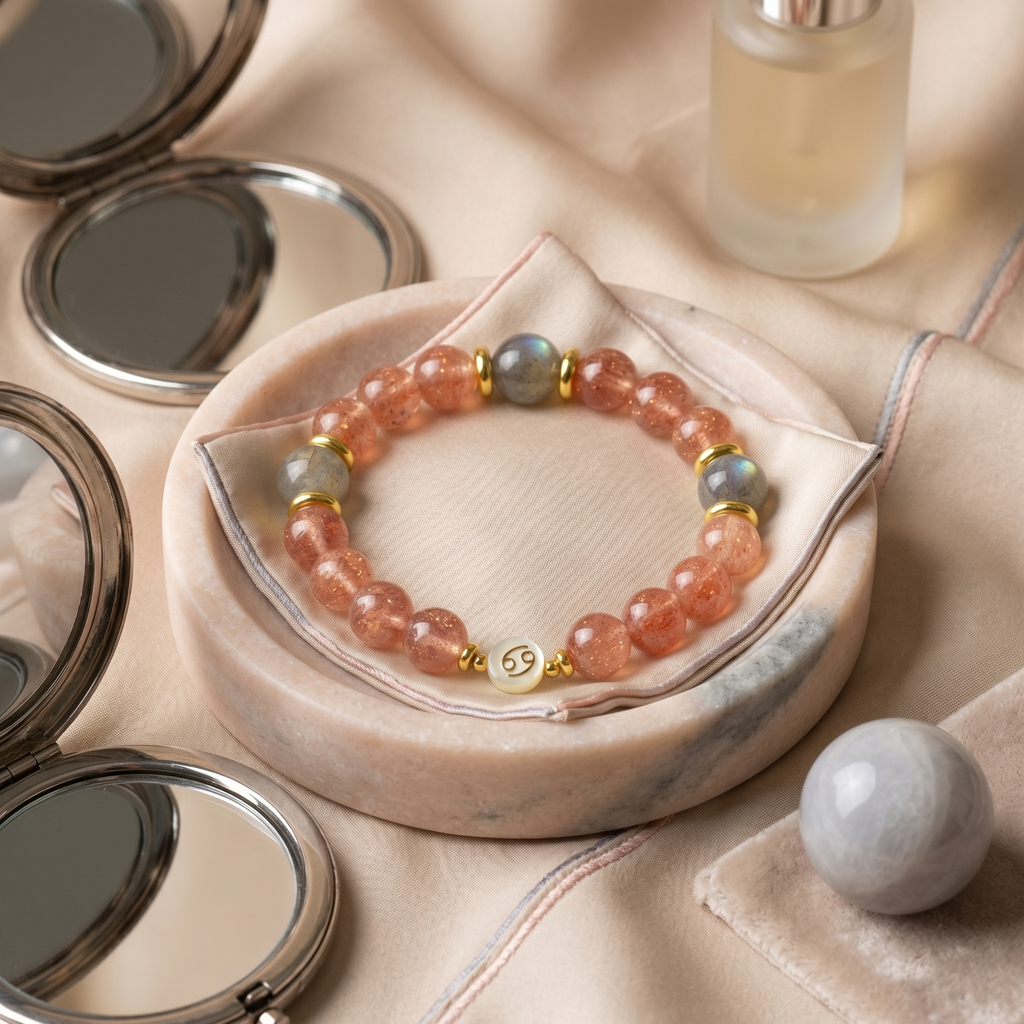Cancer Glow | Gelang Kristal Zodiak Cancer