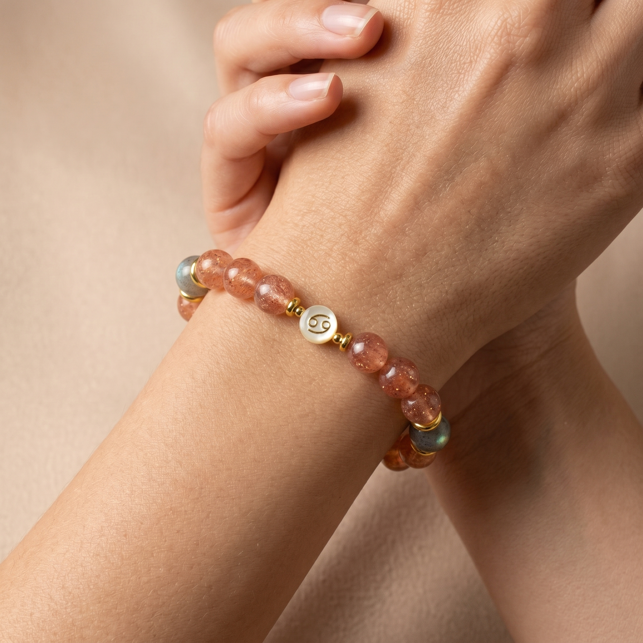 Cancer Glow | Gelang Kristal Zodiak Cancer