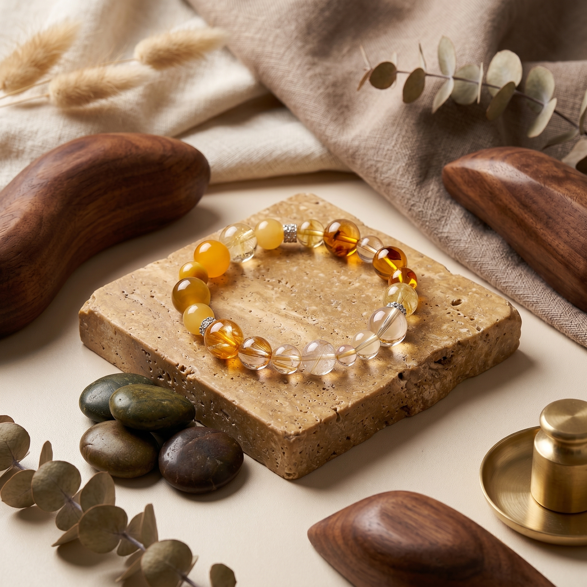 Earth Aura | Gelang Kristal Elemen Tanah