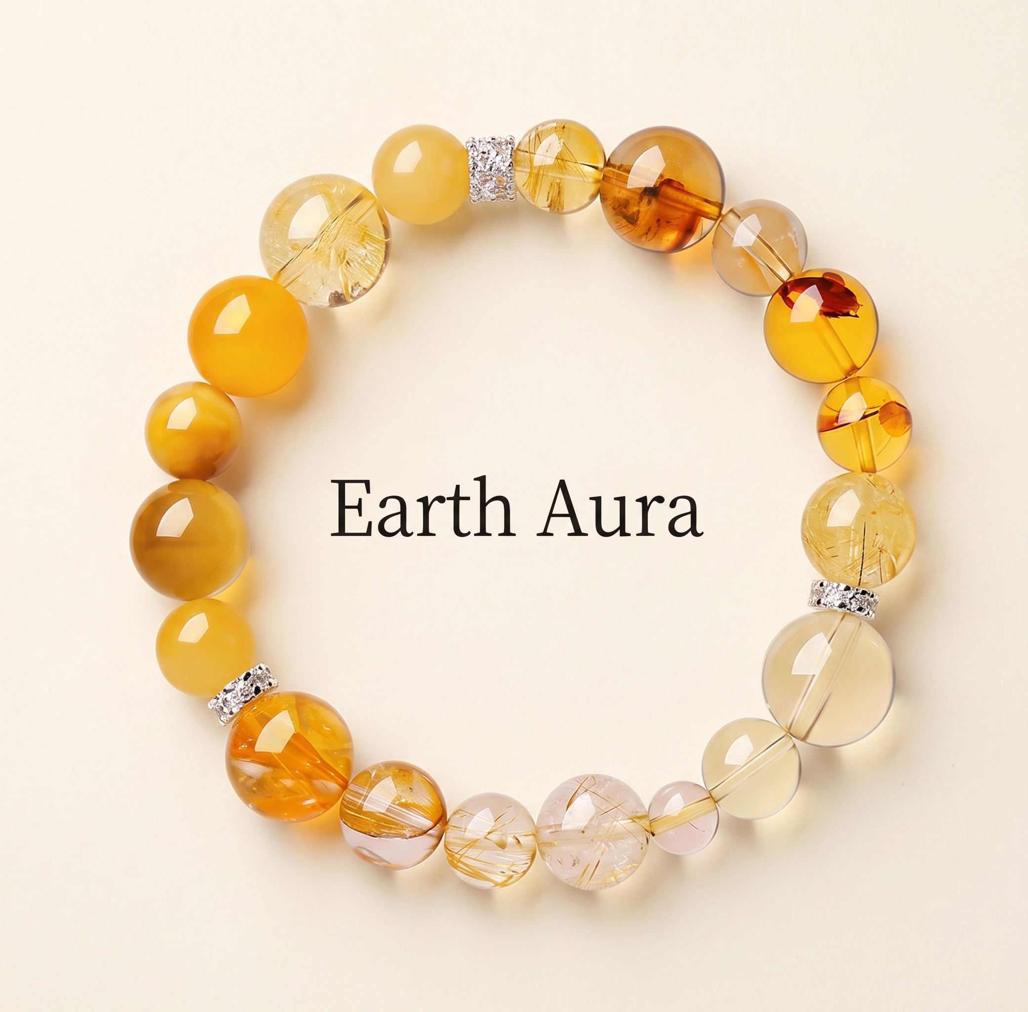 Earth Aura | Gelang Kristal Elemen Tanah