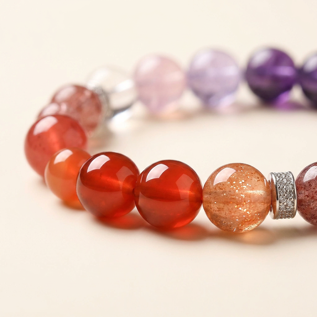 Fire Bloom | Gelang Kristal Elemen Api