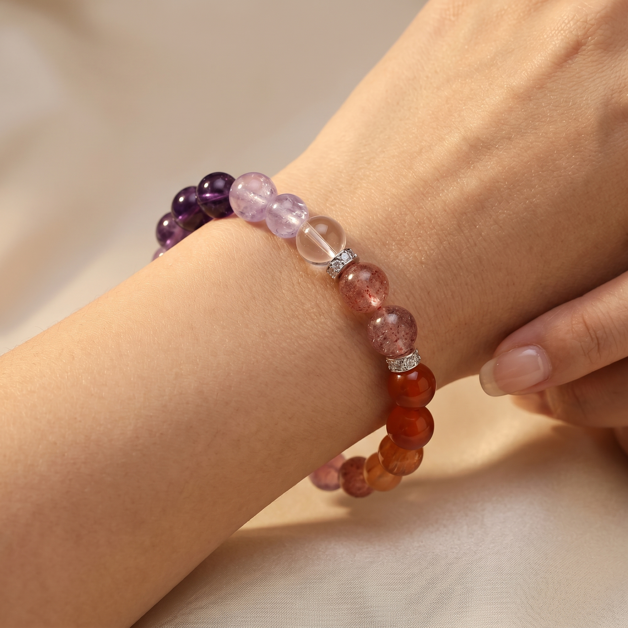 Fire Bloom | Gelang Kristal Elemen Api