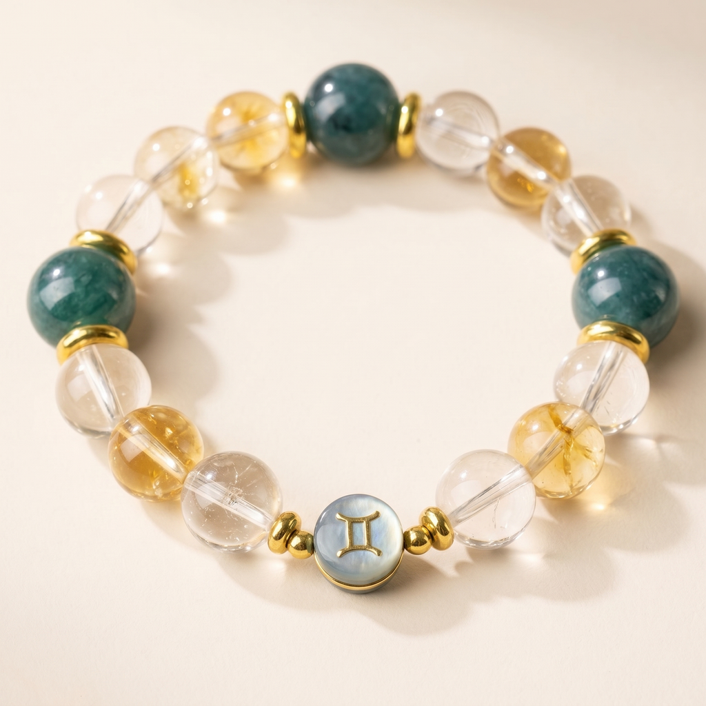 Gemini Link | Gelang Kristal Zodiak Gemini