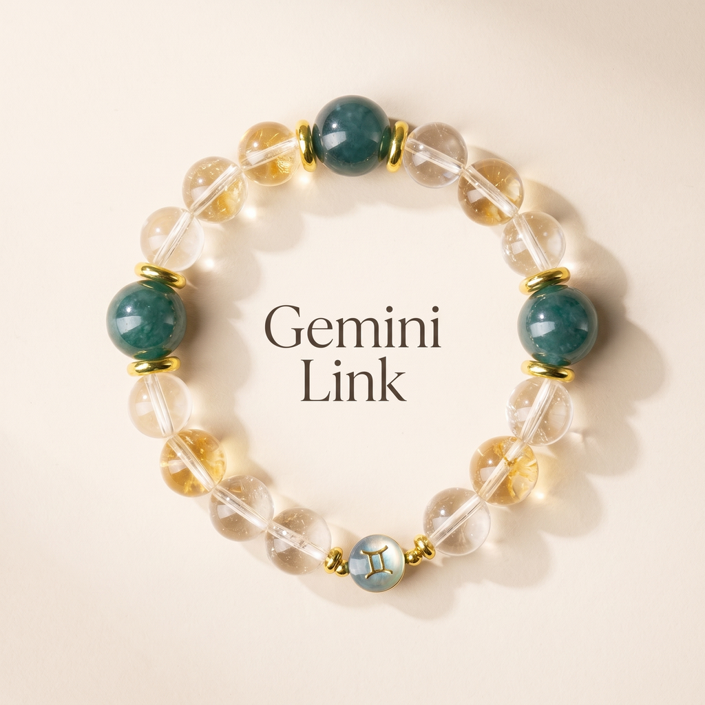 Gemini Link | Gelang Kristal Zodiak Gemini