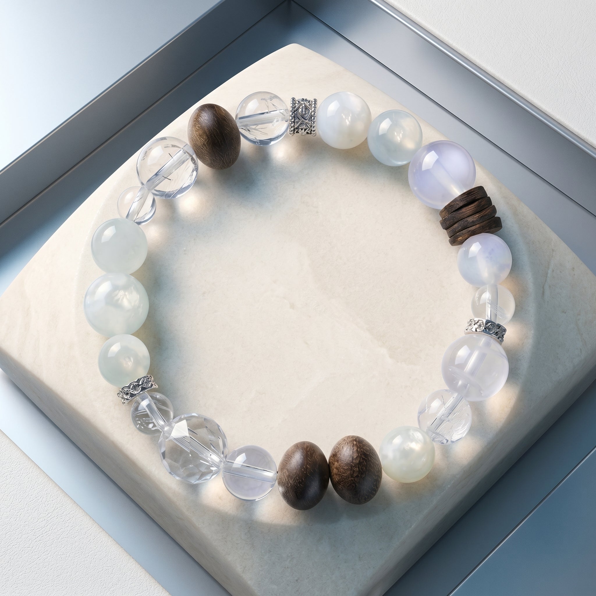 Metal Veil | Gelang Kristal Elemen Logam