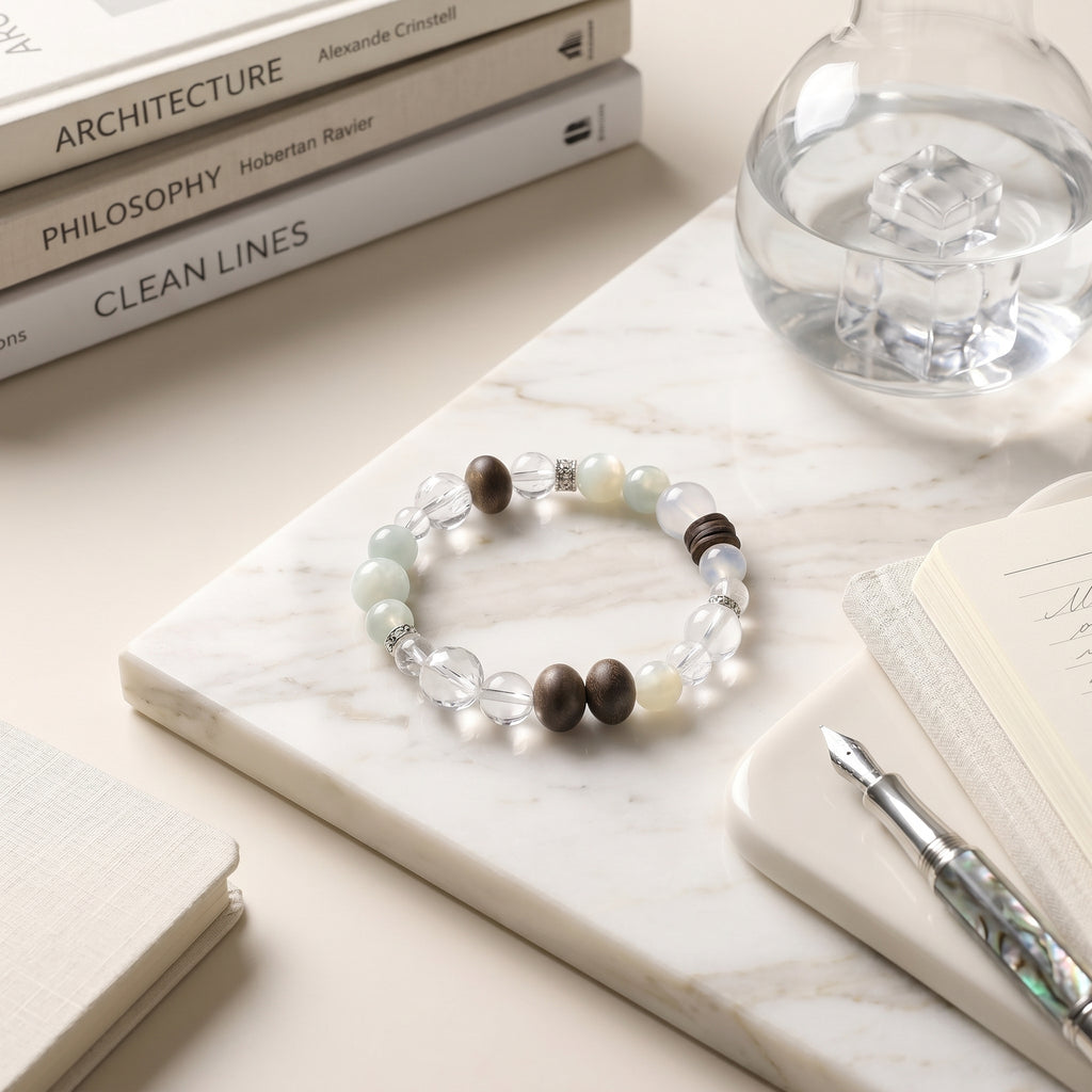 Metal Veil | Gelang Kristal Elemen Logam