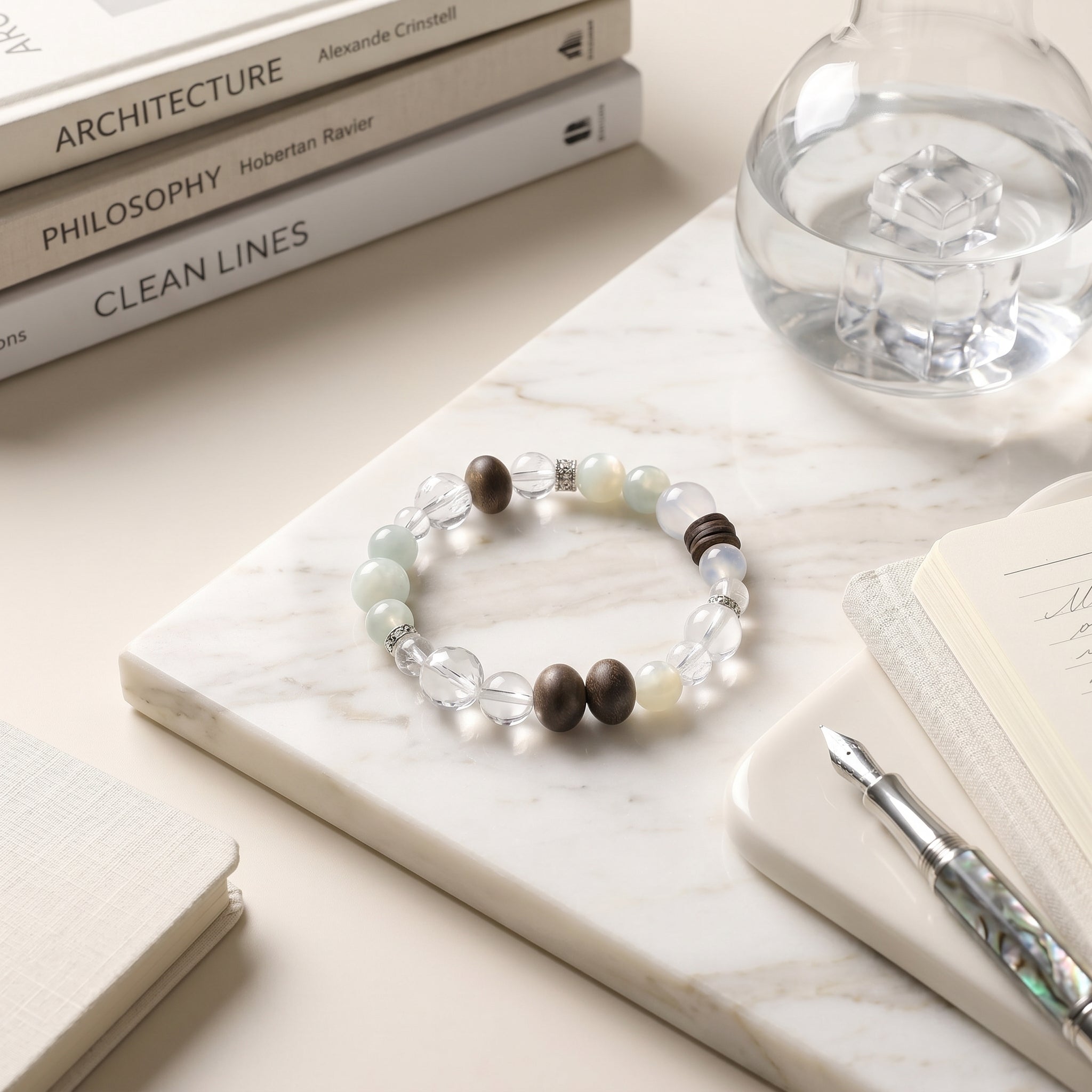 Metal Veil | Gelang Kristal Elemen Logam