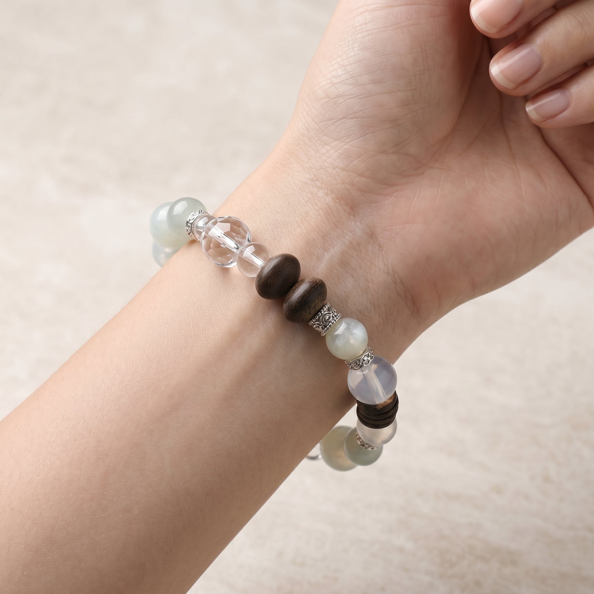 Metal Veil | Gelang Kristal Elemen Logam