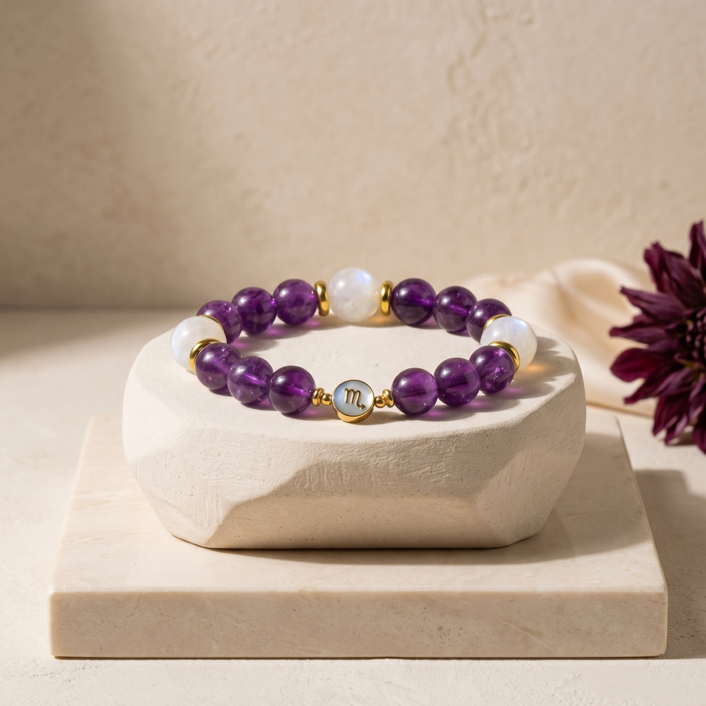 Scorpio Depth | Gelang Kristal Zodiak Scorpio