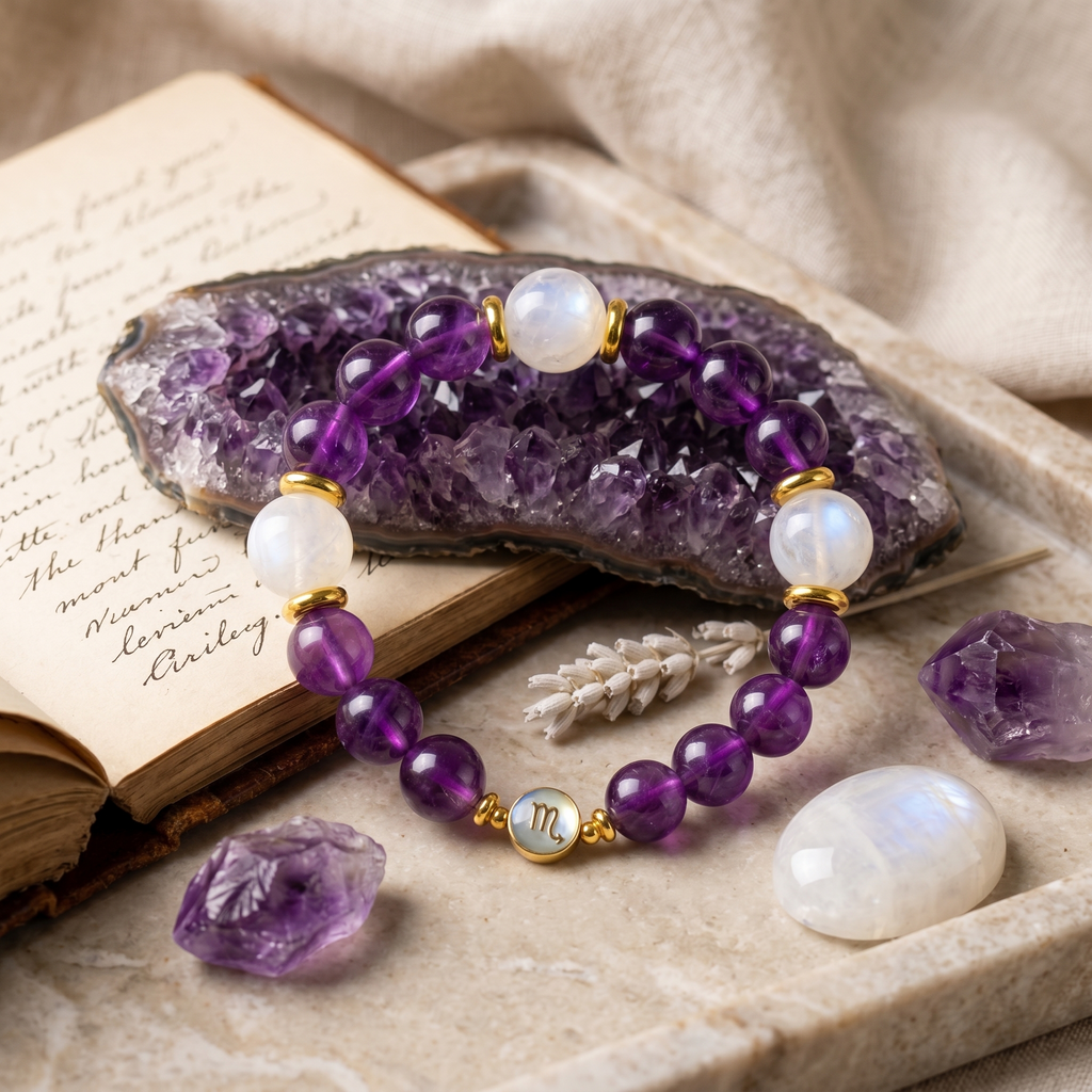 Scorpio Depth | Gelang Kristal Zodiak Scorpio