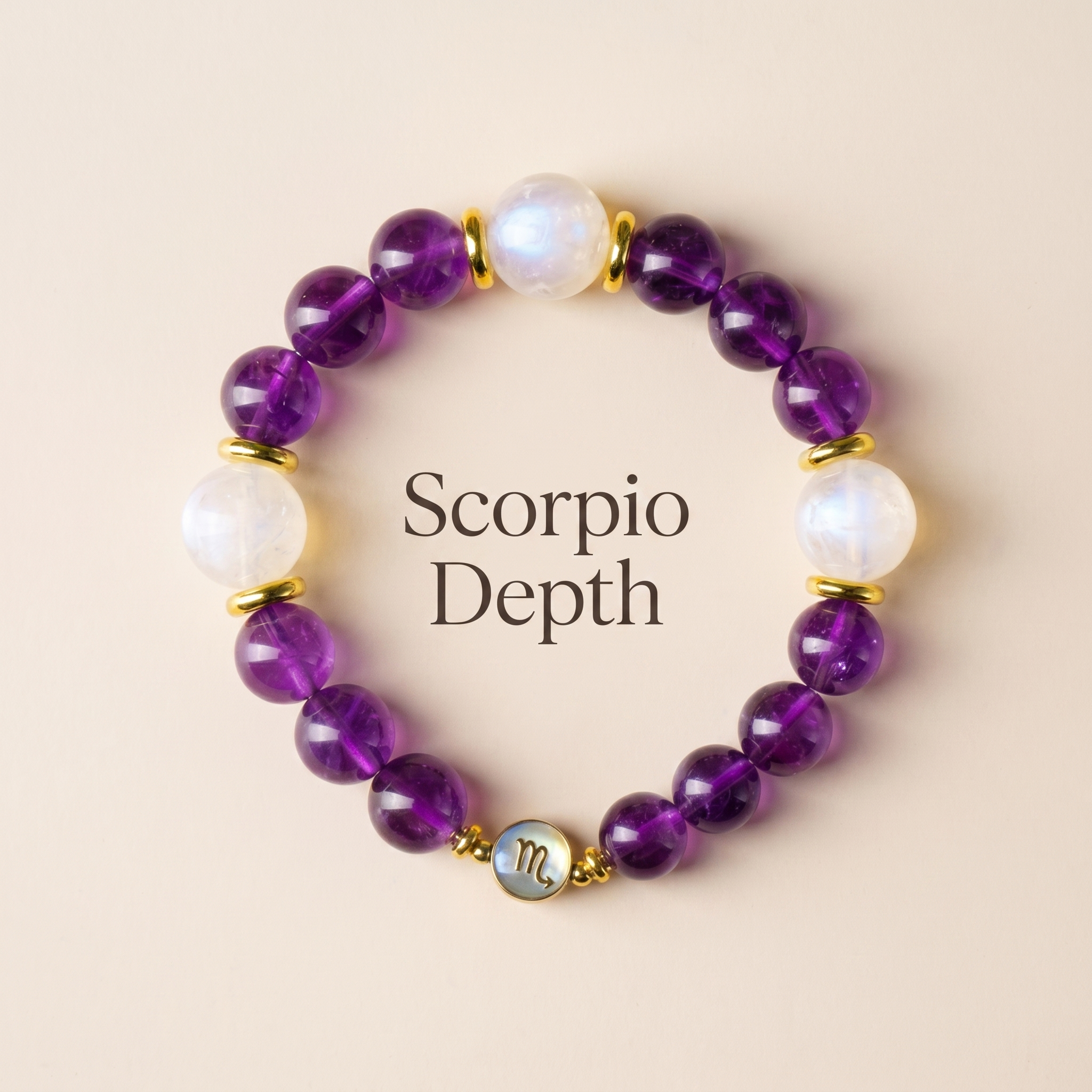 Scorpio Depth | Gelang Kristal Zodiak Scorpio