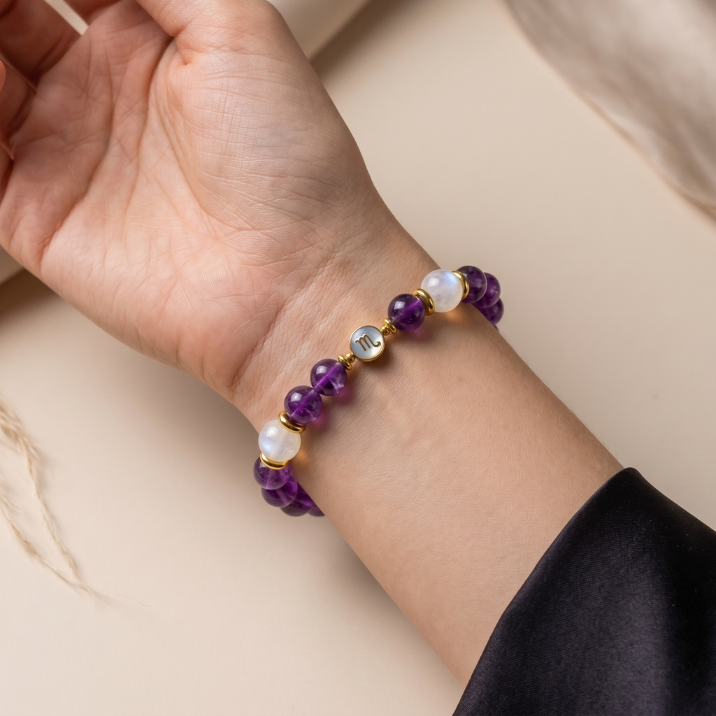 Scorpio Depth | Gelang Kristal Zodiak Scorpio