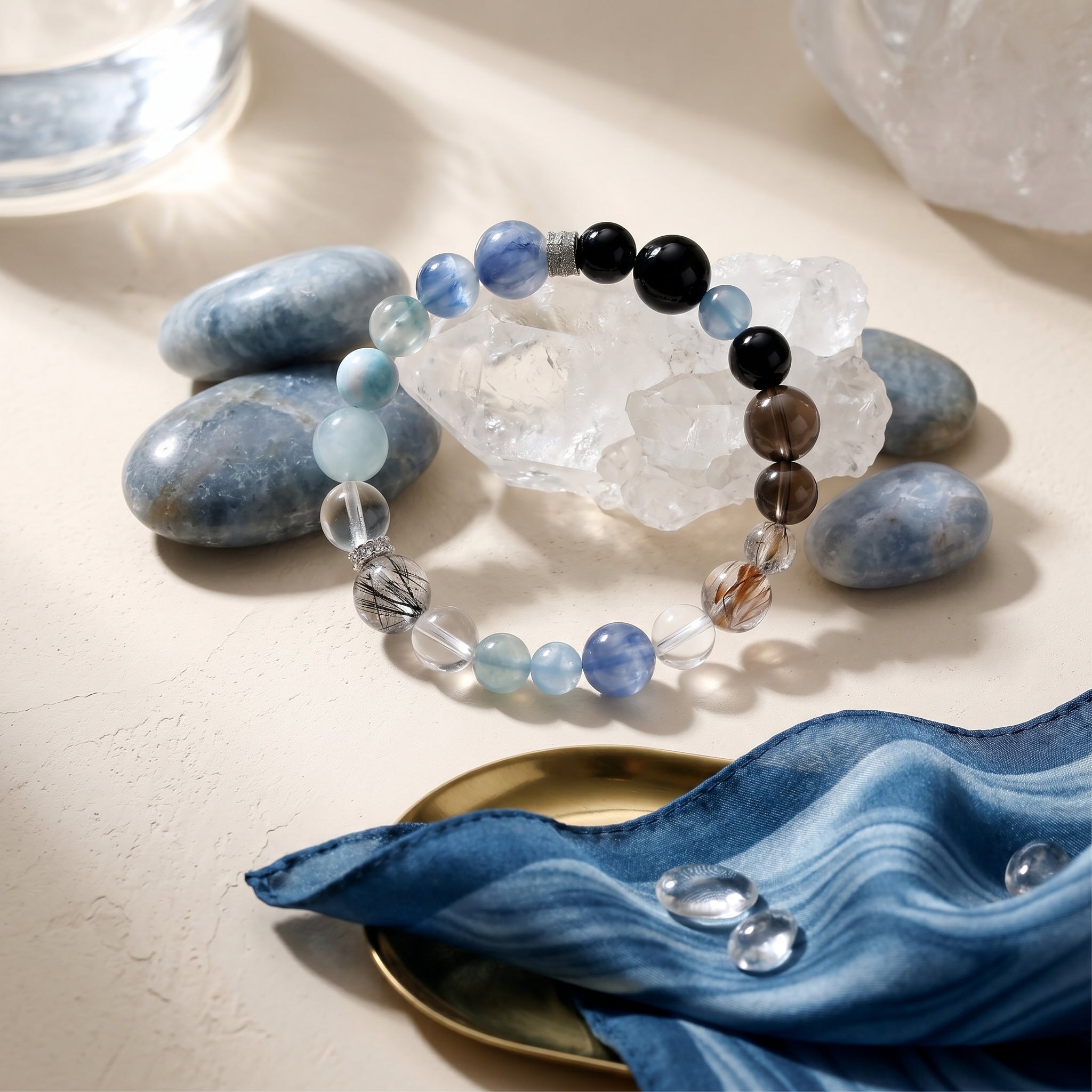 Water Current | Gelang Kristal Elemen Air